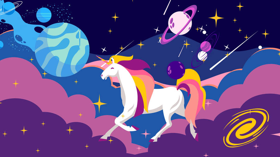 free animated unicorn clipart - photo #2