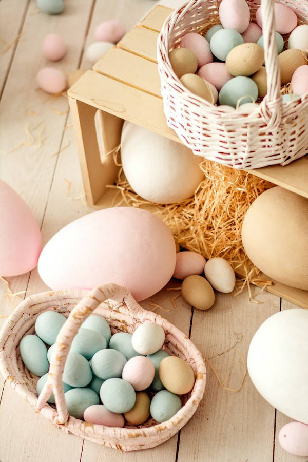 free clipart easter basket with eggs - photo #7